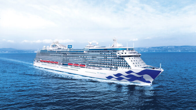 Majestic Princess at Sea Trials